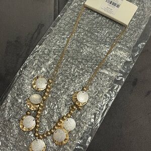 Banana Republic Elegant Gold and Silver Necklace